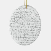 Mathematische Liebhaber, Mathematik Formel, Mathe Keramik Ornament (Rechts)