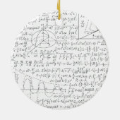 Mathematische Liebhaber, Mathematik Formel, Mathe Keramik Ornament (Hinten)