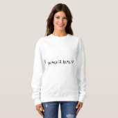 Mathematische Physik in der Formel Midpoint Sweatshirt (Vorne ganz)
