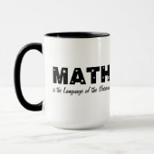 mathematische Sprache des Universums Tasse (Links)