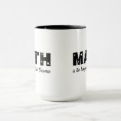 mathematische Sprache des Universums Tasse (Zentrum)