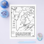 mathematische Staat- und Faktenfärbungsseite Flyer (Einzeln)