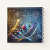 Mathematische Strukturen & Quantengeometrie Notizblock (Rückseite)