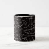 Mathematische sumbols zweifarbige tasse (Mittel)