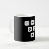 Mathematische Symbole mathematische Zeichen Kaffeetasse (Vorderseite Links)