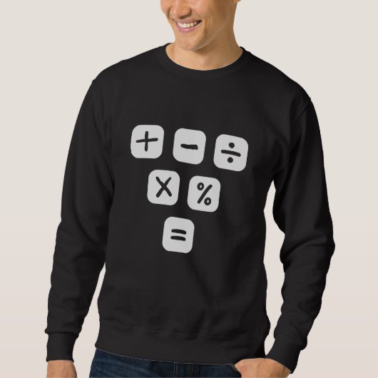 Mathematische Symbole mathematische Zeichen Sweatshirt (Vorderseite)