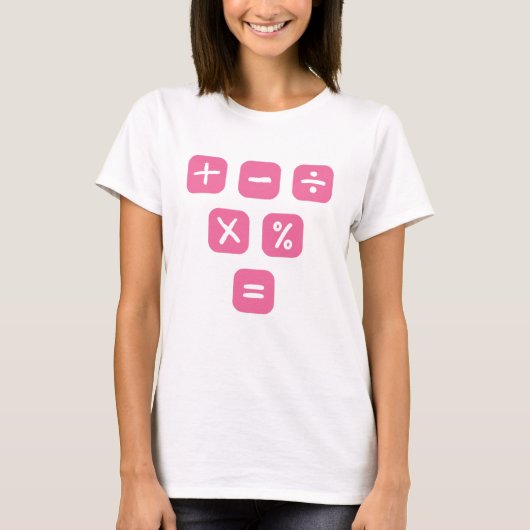 Mathematische Symbole mathematische Zeichen T-Shirt (Vorderseite)