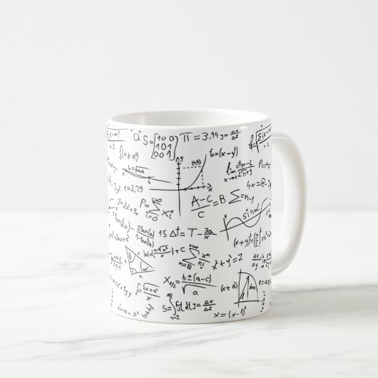 Mathematische Tasse für Mathematiker (VorderseiteRechts)