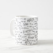 Mathematische Tasse für Mathematiker (Vorderseite Links)
