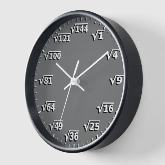 Mathematische Uhr auf der Gray Square Root Clock (Winkel)