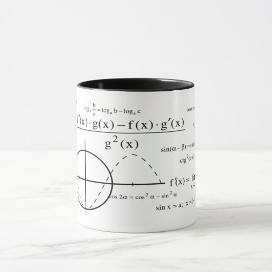Mathematische Zahl-Tasse Tasse (Zentrum)