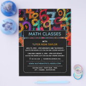 Mathematische Zahlengestaltung, Math-Klassen-Werbu Flyer (Einzeln)