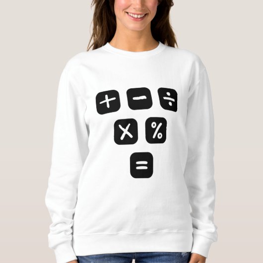 Mathematische Zeichen Sweatshirt (Vorderseite)