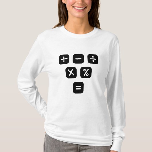 Mathematische Zeichen T-Shirt (Vorderseite)