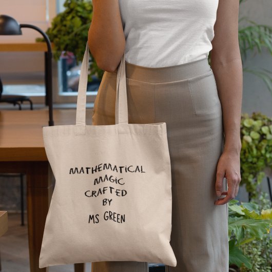 Mathematischer Magic Personalisiert Mathematiker Tragetasche