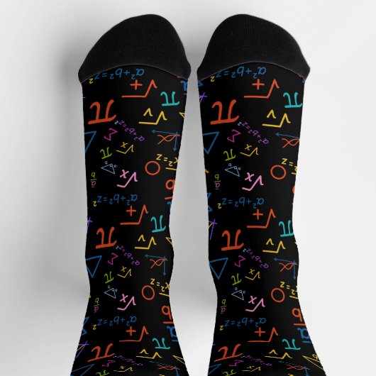 Mathematischer Nerd Socken (Oben)