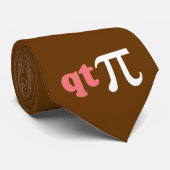 Mathematischer Spaß - Niedliches T-Shirt Pi Krawatte (Gerollt)