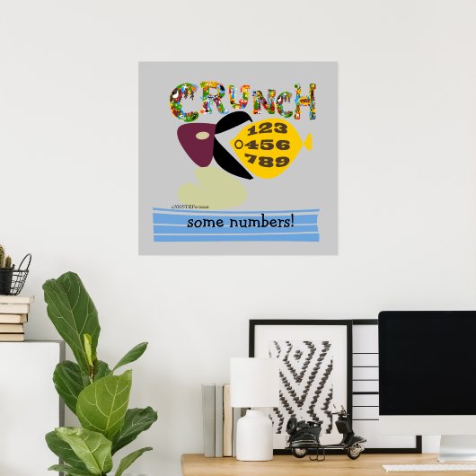 mathematischer Spaß Poster (Heimbüro)