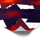 Mathematisches Blumenmuster Poster (Ecke)
