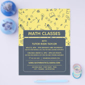 Mathematisches Icon Design, Math Classes Werbung Flyer (Einzeln)