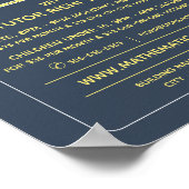 Mathematisches Icon Design, Math Classes Werbung Poster (Ecke)