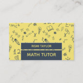 Mathematisches Ikonendesign, Mathematiklehrer, Leh Visitenkarte (Vorderseite)