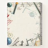 Mathematisches individuelles Notebook Notizblock (Rückseite)