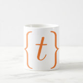 Mathematisches "t-" Set Kaffeetasse (Mittel)