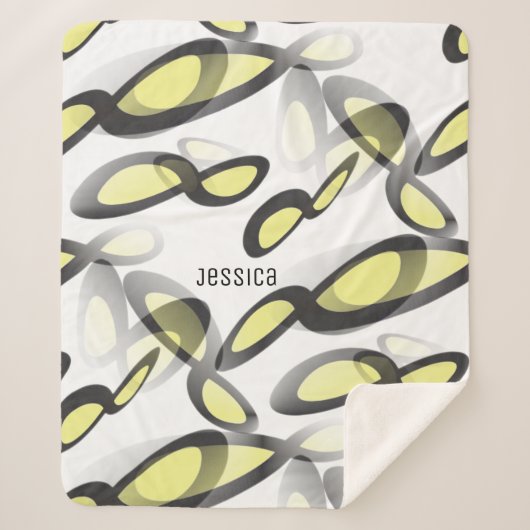 Mathematisches Unendlichkeitssymbol in grafischem Sherpadecke (Vorderseite)