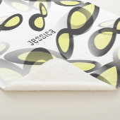 Mathematisches Unendlichkeitssymbol in grafischem Sherpadecke (3/4)