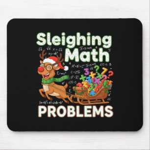 Matheprobleme Weihnachten lustig Mathe unterrichte Mousepad