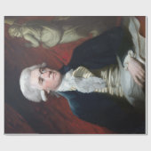 Mather Brown Portrait von Thomas Jefferson Geschenkpapier (Flach)