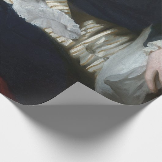 Mather Brown Portrait von Thomas Jefferson Geschenkpapier (Ecke)