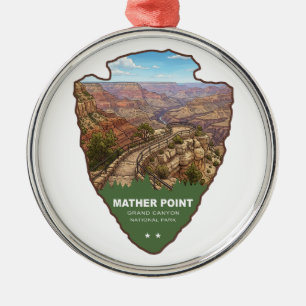 Mather Point Grand Canyon National Park Pfeilspitz Ornament Aus Metall