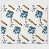 Matherechner Geschenkpapier (Flach)