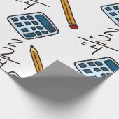 Matherechner Geschenkpapier (Ecke)