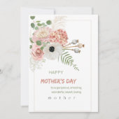 Mather's Day gratuliert Einladung (Vorderseite)