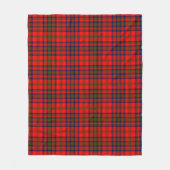 Matheson Red Kariert Fleecedecke (Vorderseite)