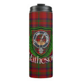 Matheson Scottish Clan Tartan & Crest Thermosbecher (Vorderseite)