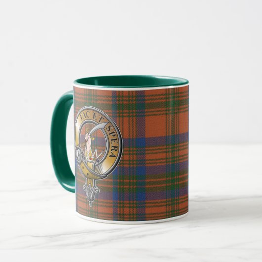 Matheson Tartan & Abzeichen Tasse (Vorderseite Links)
