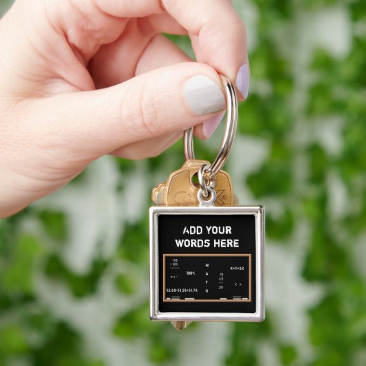 Mathetafel Schlüsselanhänger (Hand)