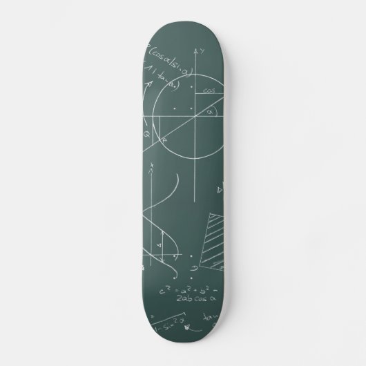 Mathetafel Skateboard (Vorderseite)