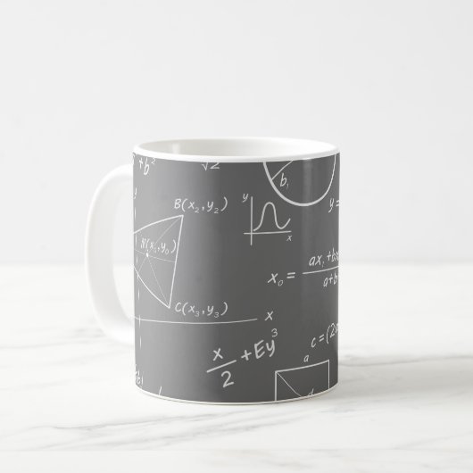 MatheTasse Kaffeetasse (Vorderseite Links)