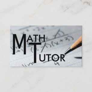 Mathetutor-Visitenkarte Visitenkarte