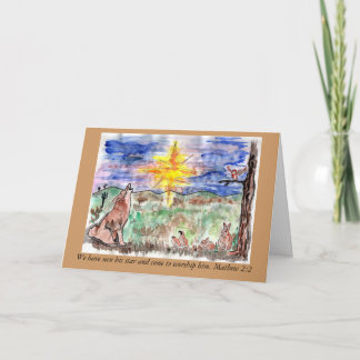 Mathew 2:2 Chistmas Stern Feiertagskarte