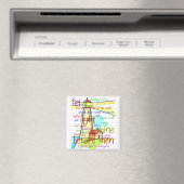 Mathew 5:14-16 Leuchtturm 1 Magnet (In Situ (Geschirrspüler))