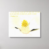 Mathew 5:16 Inspirational Leinwanddruck (Vorderseite)
