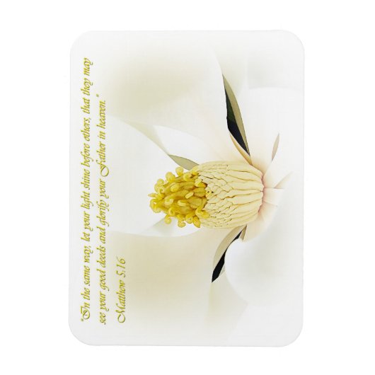 Mathew 5:16 Inspirational Magnet (Vertikal)