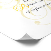 Mathew 5: 3-10 poster (Ecke)