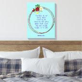 Mathew 6: 24 | Motivierend Biokotierungen Verse Leinwanddruck (Insitu (Schlafzimmer))